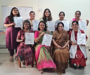 Participants with RISEUP certificate at Vadodara