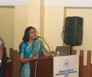Dr Niramathi- chief editor of the journal