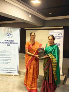 Felicitation of Legal Advisor by Founder Dr Vasuki