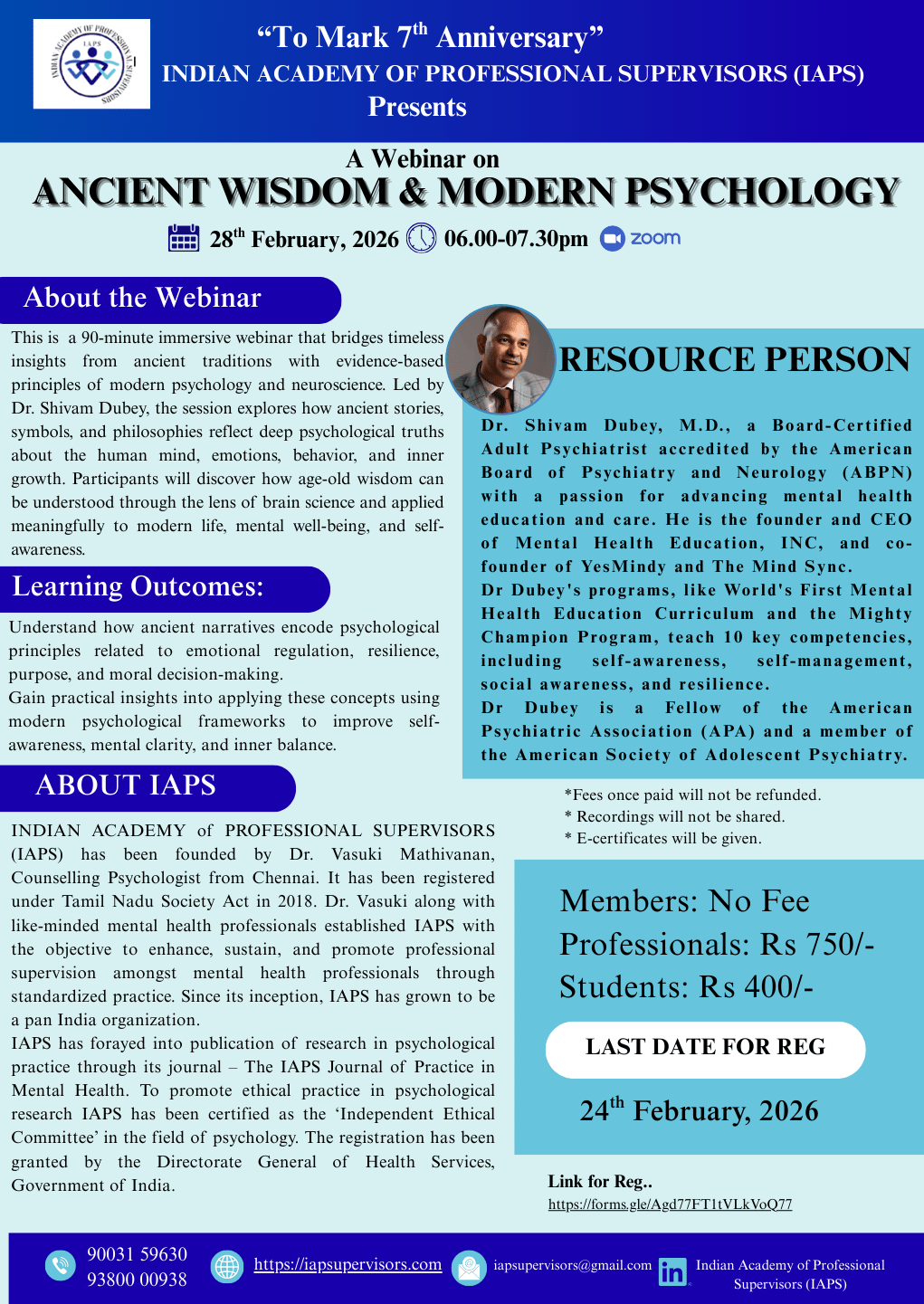 iaps 7th annivesary webinar