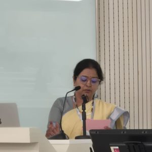 IAPS Member Shubdha Karnik presenting paper
